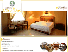 Tablet Screenshot of hotel-orchidee-gabon.com